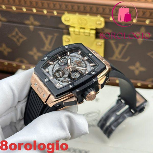 Hublot Spirit Of Big Bang King Oro Rosa Ceramica Nera Migliore Replica 42mm Orologio - immagine 6