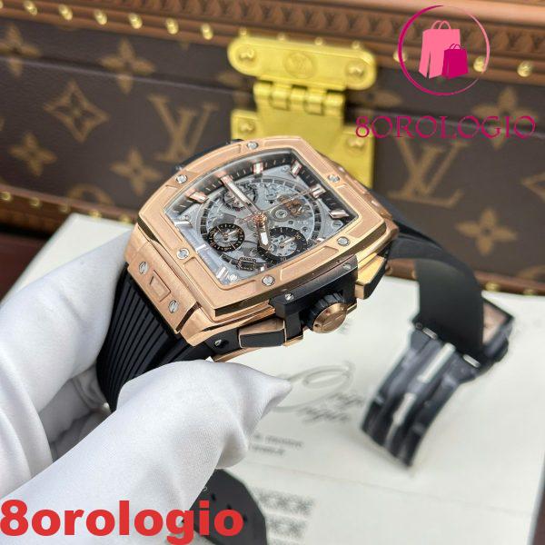 Hublot Spirit Of Big Bang King Gold Quadrante Grigio Miglior Replica 42mm Orologio - immagine 6