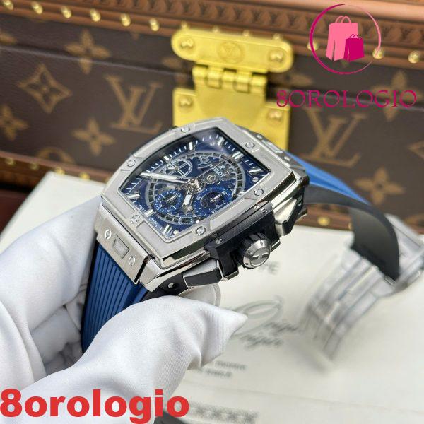 Hublot Spirit Of Big Bang Titanio Quadrante Blu 1:1 Migliore Replica BBF 42mm Orologio - immagine 6