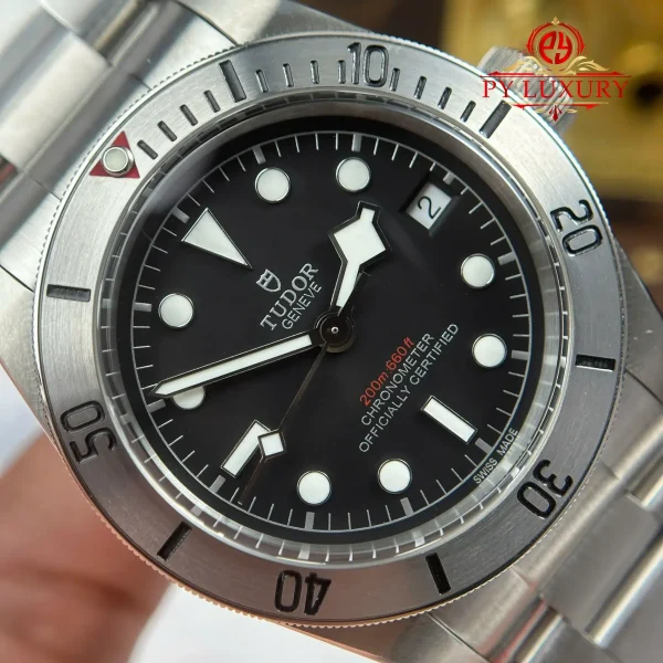 Tudor Black Bay Steel M79730-0006 Quadrante Nero Miglior Replica ZF 41mm Orologio - immagine 9