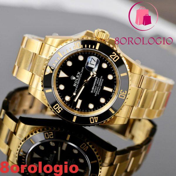 Rolex Submariner Date 126618LN-0002 Quadrante Nero Oro Giallo Miglior Replica VSF 41mm Orologio - immagine 7