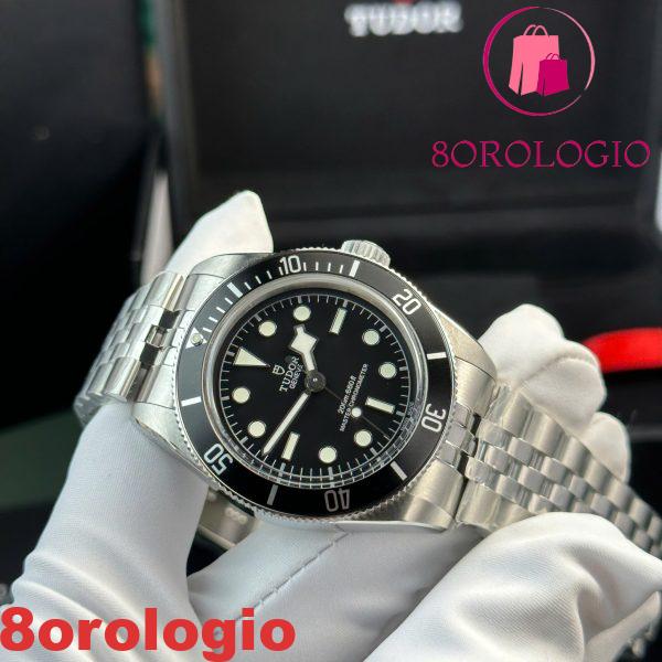 Tudor Black Bay 7941A1A0NU-0003 Quadrante Nero Lunetta in Ceramica Nera Replica 1:1 Migliore Clone ZF 41mm Orologio - immagine 6
