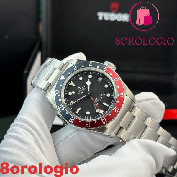 Tudor Black Bay GMT 79830RB-0001 Quadrante Nero 1:1 Migliore Replica ZF 41mm Orologio - immagine 6