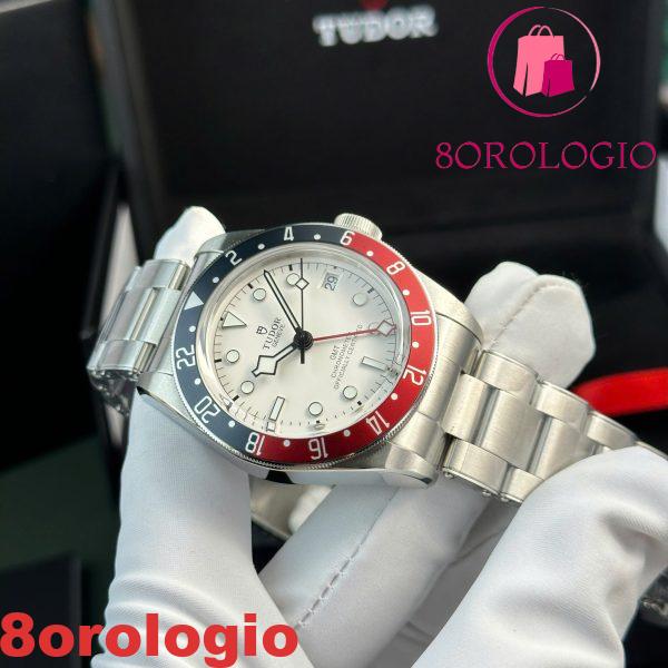 Tudor Black Bay GMT 79830RB-0010 Pepsi Quadrante Opalino 1:1 Miglior Replica ZF 41mm Orologio - immagine 6