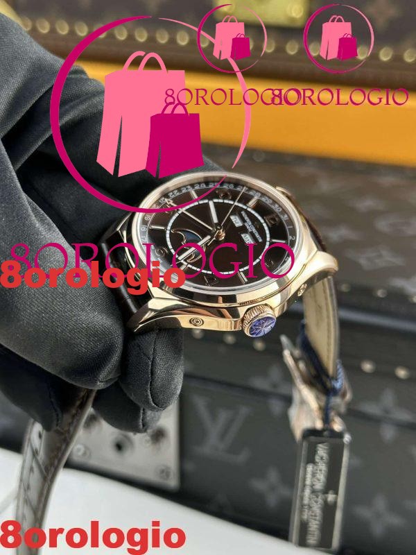 Vacheron Constantin Fiftysix Complete Calendar 4000E Quadrante Marrone Replica 40mm Orologio - immagine 7