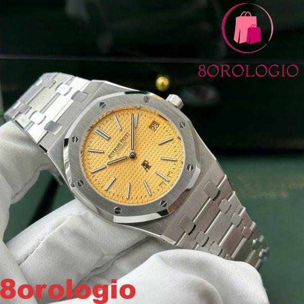 Audemars Piguet Royal Oak Jumbo Extra Thin 15202BC Quadrante Salmone Replica IPF 39mm Orologio - immagine 9