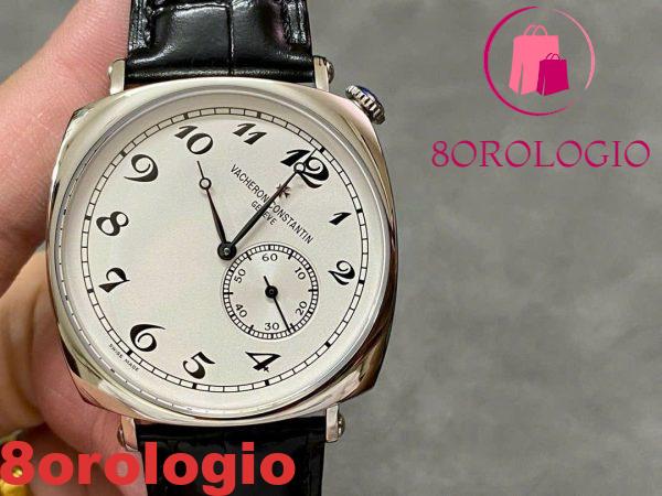 Vacheron Constantin Historiques American 1921 Quadrante Bianco Pelle Svizzera Replica AIF 40mm Orologio - immagine 5