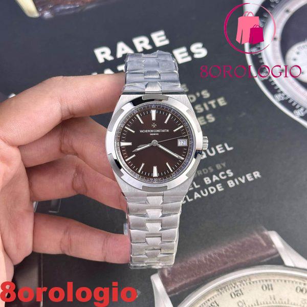 Vacheron Constantin Overseas 4500V Quadrante Marrone Migliore Replica PPF 41mm Orologio - immagine 8