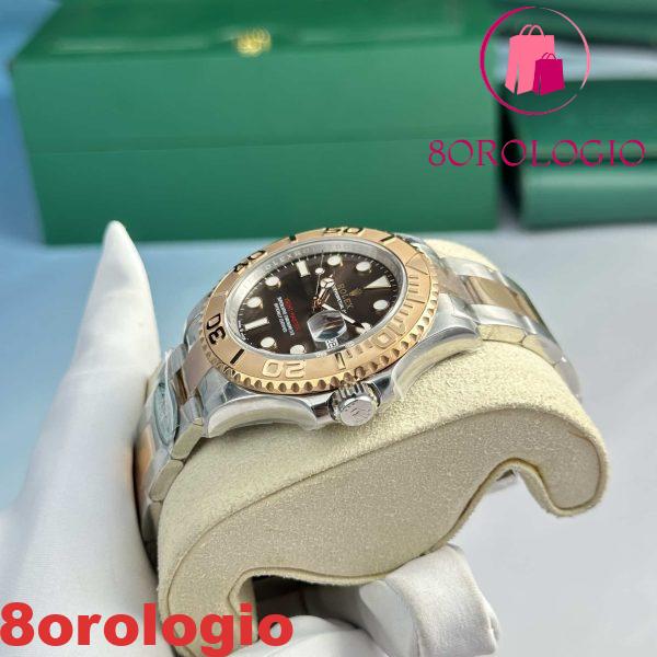 Rolex Yacht-Master 126621 Due Toni Quadrante Cioccolato Oyster Replica Migliore Clean Factory 40mm Orologio - immagine 6