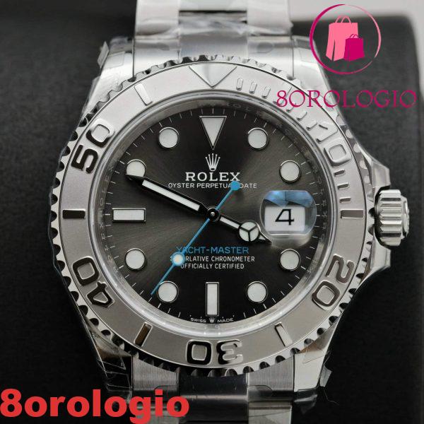 Rolex Yacht-Master 126622 Quadrante Rodio Scuro Oyster Replica Super Clone 40mm Orologio - immagine 7