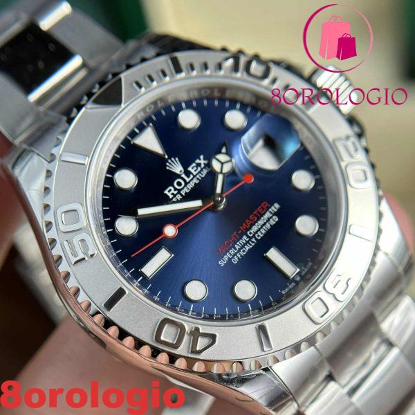 Replica Rolex Yacht-Master 126622-0002 Quadrante Blu Oyster Super Clone 40mm Orologio - immagine 9