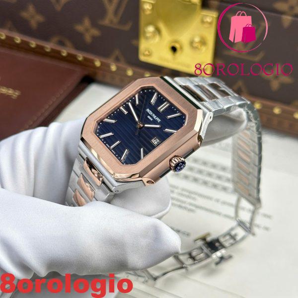 Patek Philippe Cubitus 5821/1AR-001 Bicolore Acciaio Oro Rosa Quadrante Blu 1:1 Replica 45mm Orologio - immagine 5