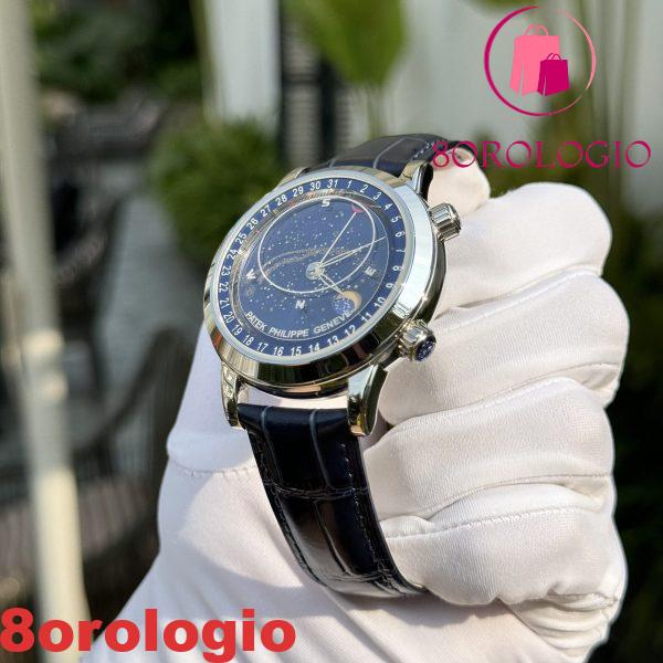 Patek Philippe Grand Complications 6102P-001 Quadrante Blu Replica 44mm Orologio - immagine 5