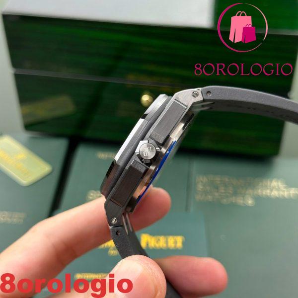 Audemars Piguet Royal Oak Offshore Diver 15707CE Quadrante Nero Ceramica Nera Gomma Migliore Replica APSF 42mm Orologio - immagine 6