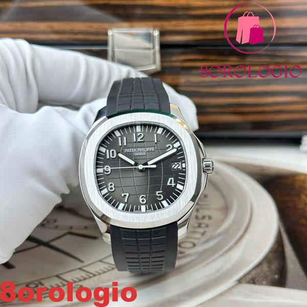 Patek Philippe Aquanaut 5167A-001 Quadrante Nero Modificato Opzioni Massime Super Clone Replica Migliore 40.8mm Orologio - immagine 11