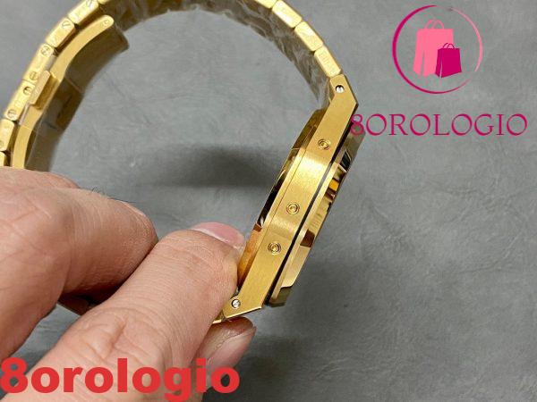 Audemars Piguet Royal Oak Perpetual Calendar 26574BA Oro Giallo Quadrante Blu Replica Migliore 41mm Orologio - immagine 7