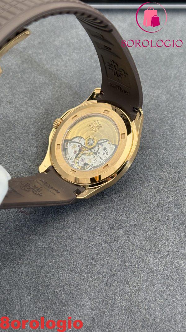 Patek Philippe Aquanaut 5167R-001 Quadrante Marrone Placcato Oro 18K Versione Rifinita Replica 1:1 Super Clone 40.8mm Orologio - immagine 6