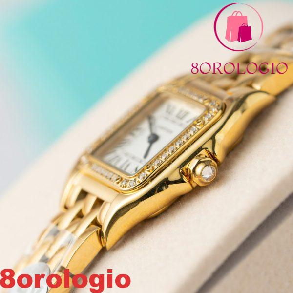 Cartier Panthère De Cartier WJPN0067 Oro Giallo Con Ghiera In Diamanti Replica BVF 22mm X 30mm Orologio - immagine 6
