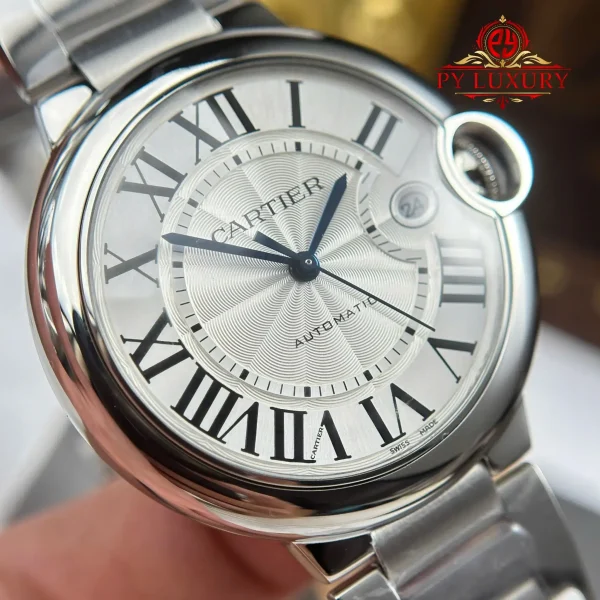 Cartier Ballon Bleu WSBB0040 Acciaio Quadrante Argento Migliore Replica AF 40mm Orologio - immagine 10