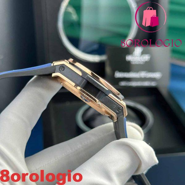 Hublot Big Bang Unico King Gold Quadrante Blu Migliore Replica BBF 42mm Orologio - immagine 6