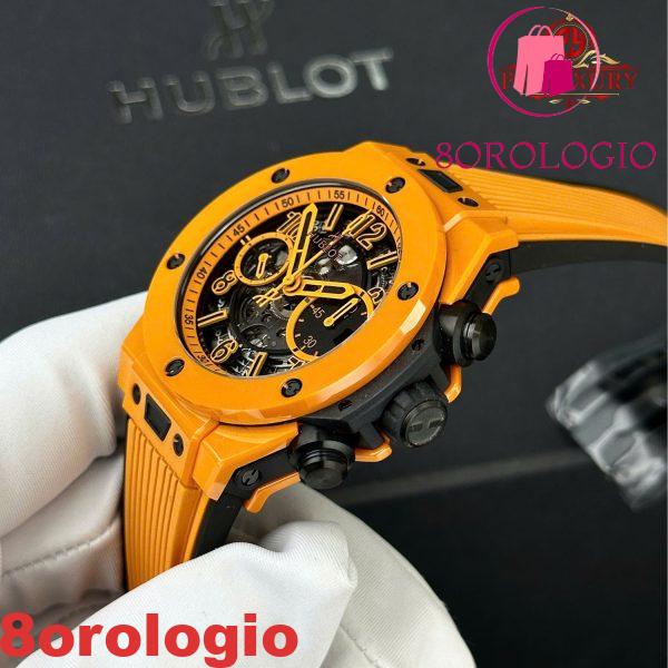 Hublot Big Bang Unico Orange Ceramic Chronograph Migliore Replica BBF 42mm Orologio - immagine 7