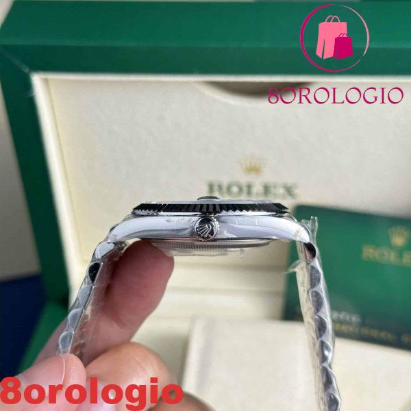 Rolex Datejust 126334 Quadrante Nero Luminoso Jubilee Migliore Replica Clean Factory 41mm Orologio - immagine 7