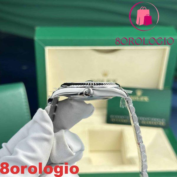 Replica di Alta Qualità Rolex Datejust 126334 Quadrante Motivo Zigrinato Verde Menta Jubilee VSF 41mm Orologio - immagine 7