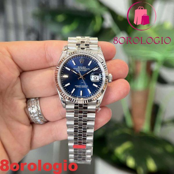Rolex Datejust 36 126234 Quadrante Blu Luminoso Bracciale Jubilee Migliore Replica VS Factory Orologio - immagine 6