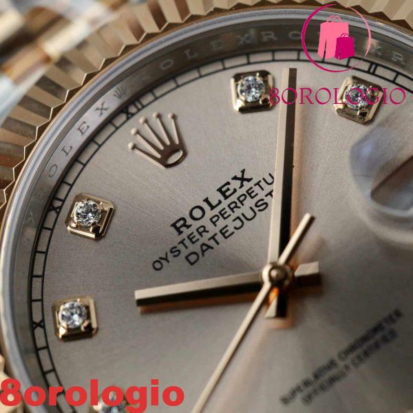 Rolex Datejust 41 126331 Quadrante Sundust con Diamanti Jubilee Migliore Replica Clean Factory Orologio - immagine 8