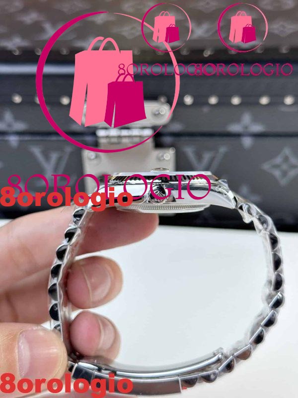 Replica di Alta Qualità Rolex Datejust Quadrante Nero Indici Luminosi 36mm Orologio - immagine 7