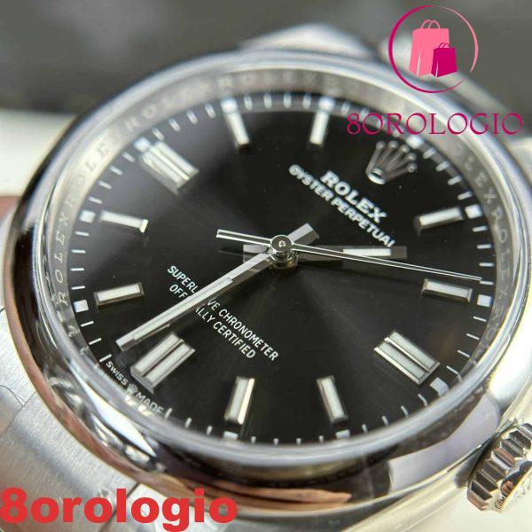 Rolex Oyster Perpetual 126000 Quadrante Nero Migliore Replica Clean Factory 36mm Orologio - immagine 7