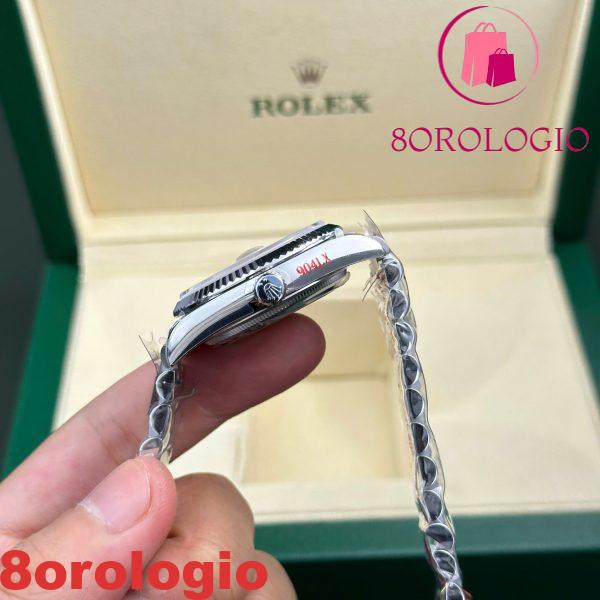 Rolex Day-Date 128236-0024 Quadrante Rosa con Diamanti 158g Migliore Replica 1:1 QF 36mm Orologio - immagine 7
