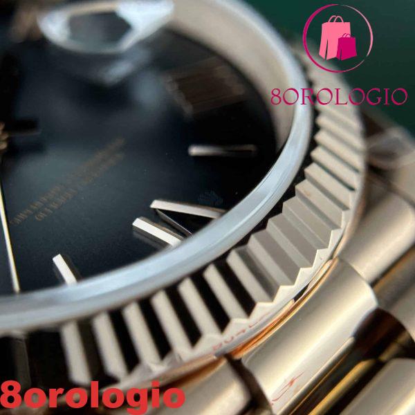 Rolex Day-Date 228235 Oro Rosa Quadrante Slate Ombré 188g Super Replica 40mm Orologio - immagine 9