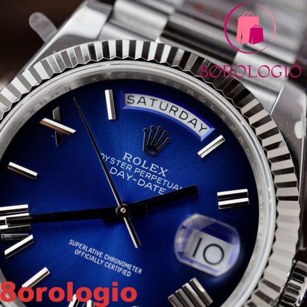 Rolex Day-Date 228236 Quadrante Blu Ombré 185g Migliore Replica Super Clone 40mm Orologio - immagine 9