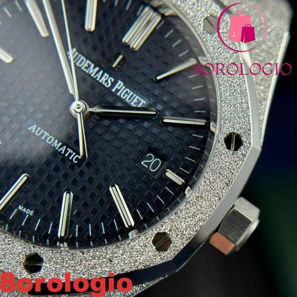 Audemars Piguet Royal Oak 15410BC Oro Frosted Quadrante Blu Migliore Replica APSF 41mm Orologio - immagine 9