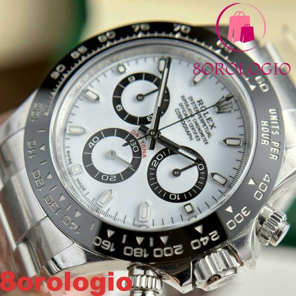 Rolex Daytona 116500LN Quadrante Bianco Panda Migliore Replica Clean Factory 40mm Orologio - immagine 9