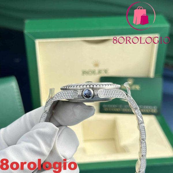 Replica Rolex GMT-Master II "Ice" 116769TBR Diamante AMG Factory 40mm Orologio - immagine 7