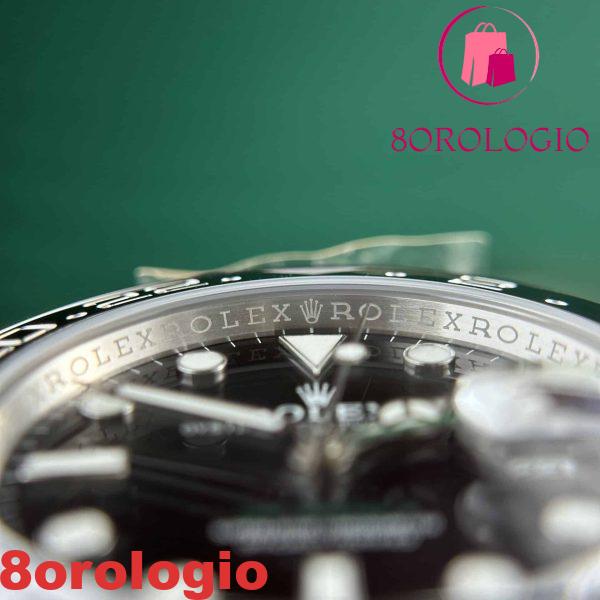 Rolex GMT-Master II 116710LN Quadrante Nero Bracciale Oyster Replica Super Clone Clean Factory 40mm Orologio - immagine 10