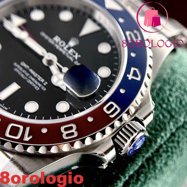 Rolex GMT-Master II 126710BLRO Pepsi Bracciale Oyster Replica Clean Factory 40mm Orologio - immagine 8