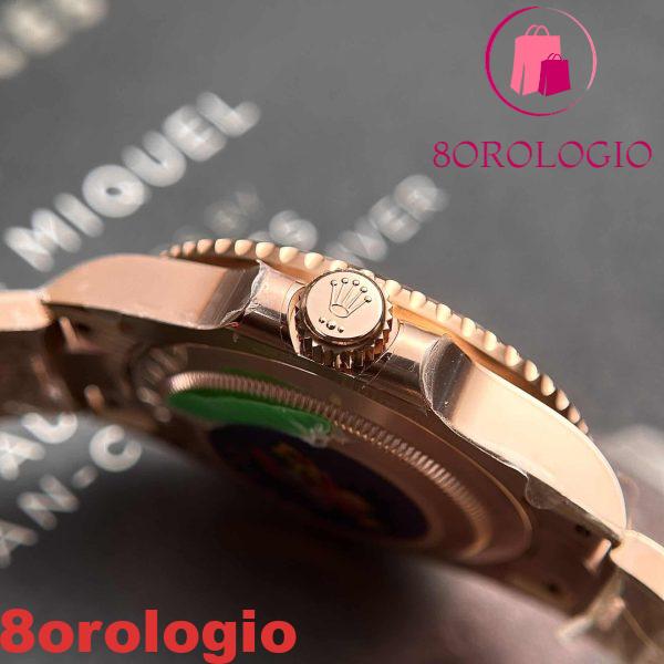 Rolex GMT-Master II Root Beer Oro Rosa Quadrante Nero Replica di Alta Qualità Clean Factory 40mm Orologio - immagine 7