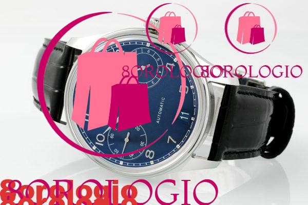 IWC Portugieser IW501704 Automatico Quadrante Blu Cinturino in Pelle Nera Miglior Replica APSF 42mm Orologio - immagine 7