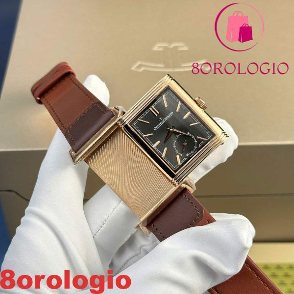 Jaeger-LeCoultre Reverso Tribute Duoface Oro Rosa Q396245J Replica Migliore MGF 47×28.3mm Orologio - immagine 7