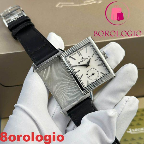 Jaeger-LeCoultre Reverso Tribute Monoface Small Seconds Q713842J Quadrante Bianco Migliore Replica MGF 45.6×27.4mm Orologio - immagine 7