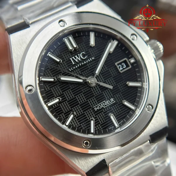 IWC Ingenieur Automatic IW328901 Quadrante Nero 1:1 Migliore Replica V7 Factory 40mm Orologio - immagine 10