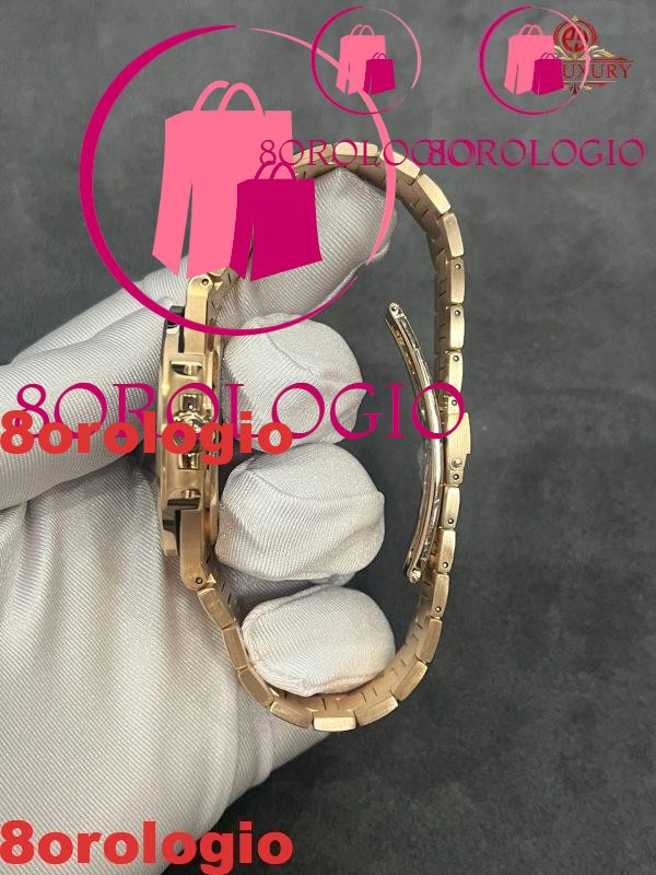 Patek Philippe Nautilus 5723/112R-001 18K Oro Massiccio Rubino Naturale 40mm Replica Orologio - immagine 6
