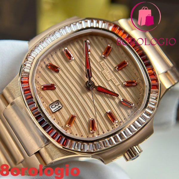 Patek Philippe Nautilus 7118/1300R-001 Quadrante in Oro Oro Rosa Replica 1:1 3KF 35,2mm Orologio - immagine 6