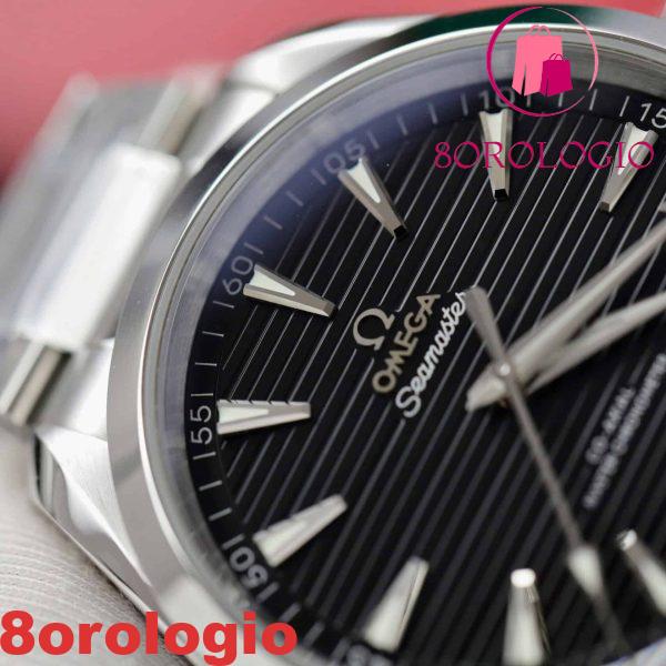 Omega Seamaster Aqua Terra Co-Axial Master Chronometer Quadrante Nero Replica Migliore VSF 41mm Orologio - immagine 8