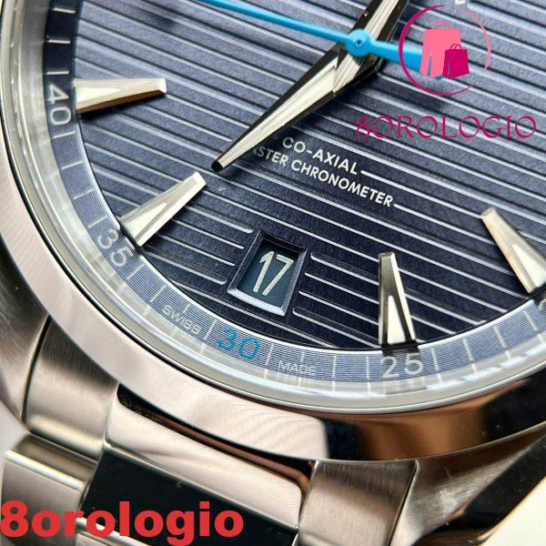 Omega Seamaster Aqua Terra Co-Axial Master Chronometer Quadrante Blu 220.10.41.21.03.002 Migliore Replica VSF 41mm Orologio - immagine 7