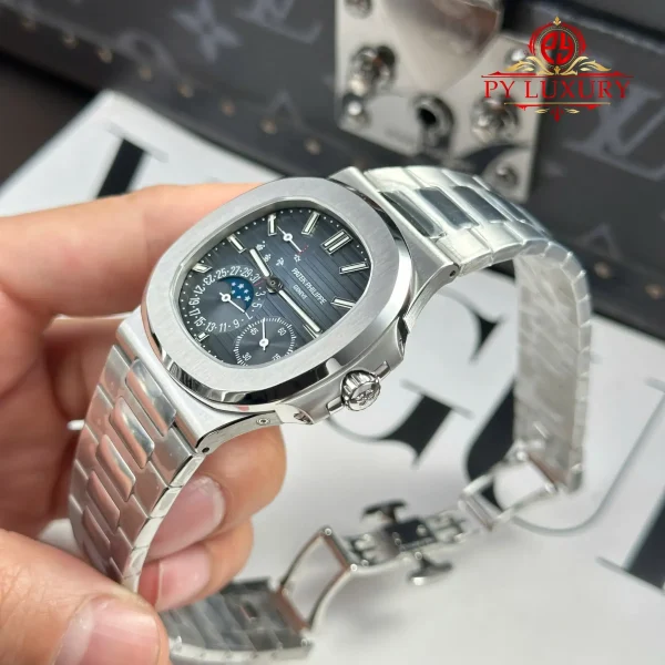 Patek Philippe Nautilus 5712/1A Quadrante Blu Replica di Alta Qualità PPF V3 40mm Orologio - immagine 6