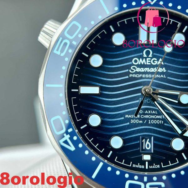 Omega Seamaster Diver 300M 210.30.42.20.03.003 Quadrante Blu Migliore Replica VSF 42mm Orologio - immagine 7